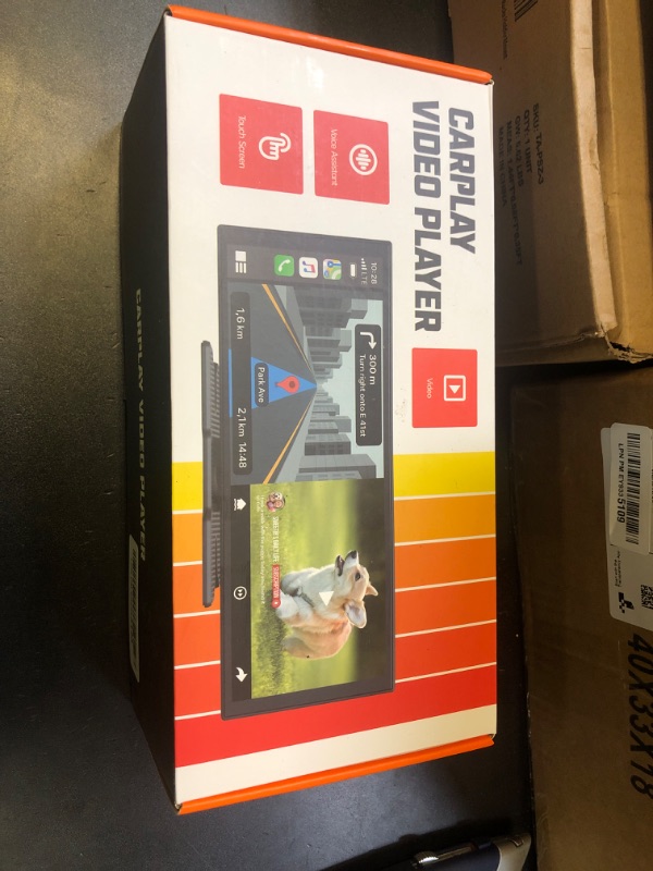 Photo 1 of Volam 10.25'' Carplay Screen for car with Netflix YouTube and Backup Camera for iPhone Android Auto Upgraded Wireless AI Video Entertainment BOX Built-in Apps Voice Control GPS for iOS 10+ Android 11+
