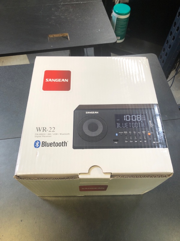 Photo 1 of Sangean WR-22WL AM/FM-RDS/Bluetooth/USB Table-Top Digital Tuning Receiver (Walnut)