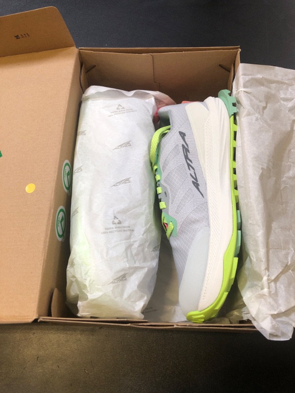 Photo 1 of ALTRA Women's Lone Peak 9 Trail Running Shoe, Gray/Lime, 7