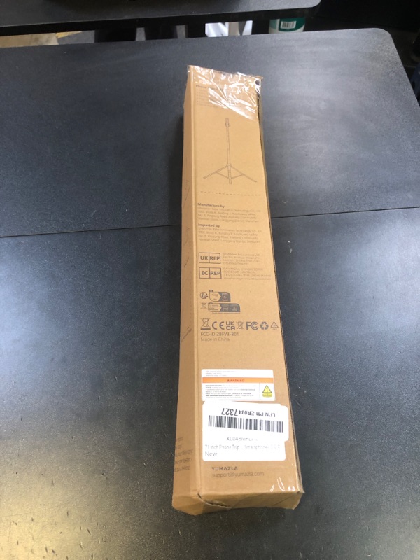 Photo 1 of 71''/180cm Extendable Phone Tripod Aluminum, Portable Travel Stand for Video Recording, Travel Tripod for iPhone/Cell Phone/Camera Video Light, Compatible with Smartphones, DSLR