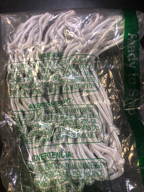 Photo 1 of [2 Packs] Sieqioor Professional Basketball Net Replacement Heavy Duty, Durable Basketball Nets in All Weather Anti Whip, Fits Standard Indoor Outdoor Rims 12 Loops (White) with Basketball net Bag