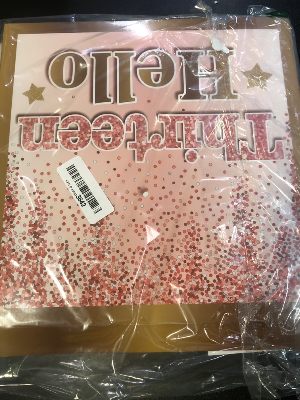 Photo 1 of 13th Birthday Decorations for Girls,13 Year Old Boxes Decor for Girls Women Happy official 13th teenager Birthday Kits Pink Rose Gold Number 13 Foil Balloons Party Supplies Rose Gold Tassel Curtain