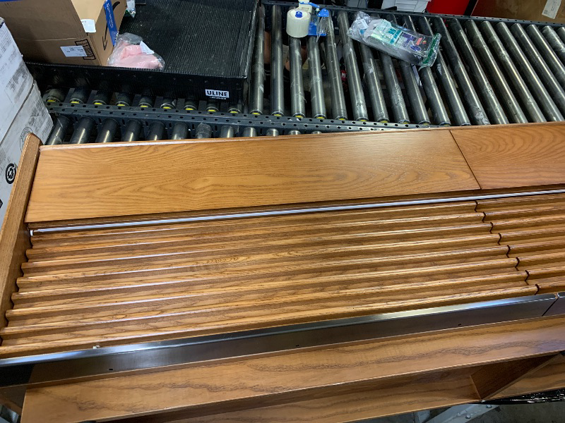 Photo 1 of big tv stand wood 6 drawers only