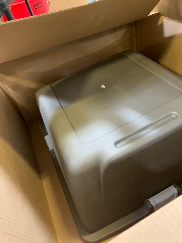 Photo 1 of Omega Paw NRA15 Self Cleaning Litter Box Regular Size,Grey