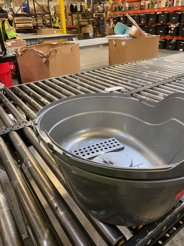 Photo 1 of Nature's Miracle Hooded Oval Litter Box, Silver/Grey