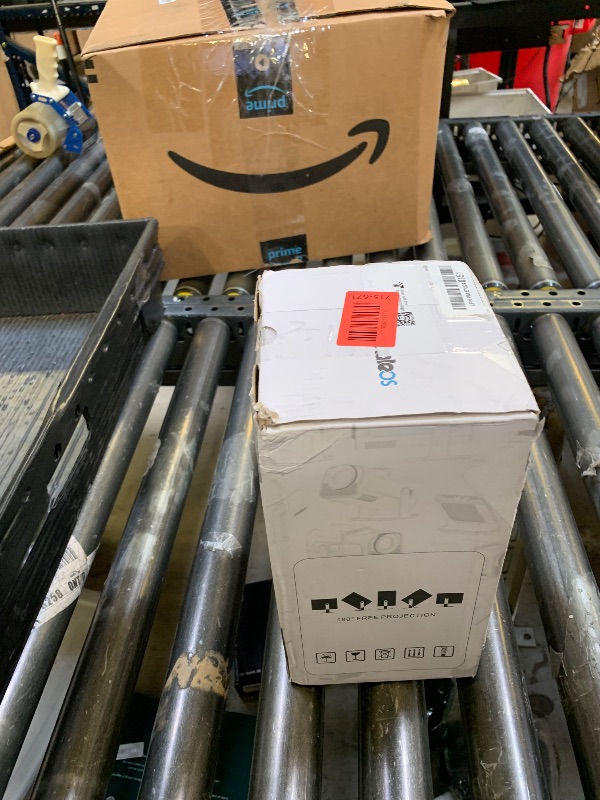 Photo 1 of [Netflix-Licensed] Magcubic Mini Projector with Wifi and Bluetooth, Built-in Android 13, Portable Smart 1080P Projector with 4K Support, Auto Keystone, Voice Control, HY320 NTV (White)