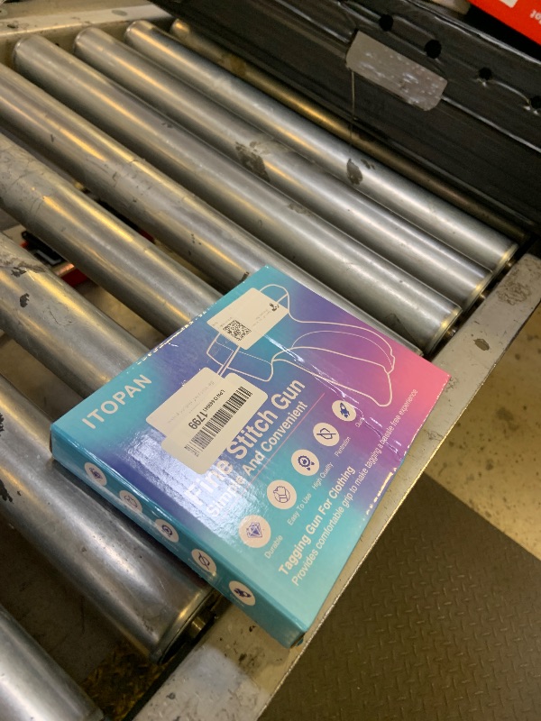 Photo 1 of Stitch  For Clothes, Tagging Gun for Clothing Quick Fixes - Price Tag Gun with 6 Fine Needle, 1000 Black Fasteners & 1000 White Fasteners DeepSkyBlue1+LightSalmon