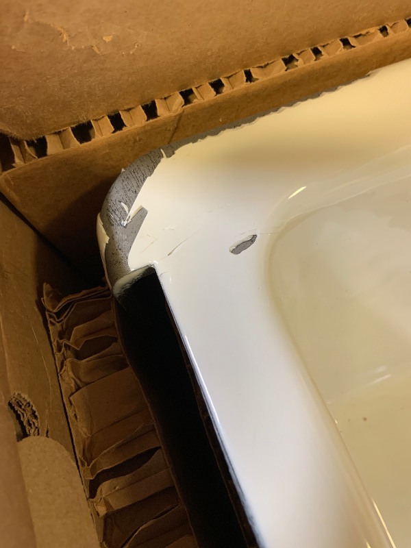 Photo 1 of Kohler 5827-0 Whitehaven® 32-3/4" undermount single-bowl farmhouse kitchen sink, White