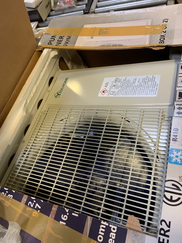Photo 1 of DIY 21.7 SEER2 12,000 BTU Wi-Fi 1 Ton Ductless Mini Split Air Conditioner and Heat Pump Variable Speed Inverter - 115V