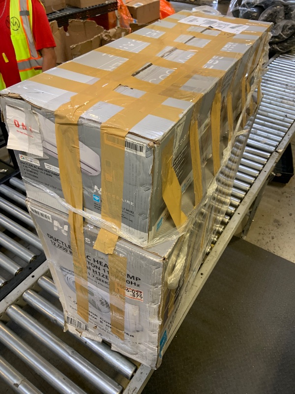 Photo 1 of DIY 21.7 SEER2 12,000 BTU Wi-Fi 1 Ton Ductless Mini Split Air Conditioner and Heat Pump Variable Speed Inverter - 115V