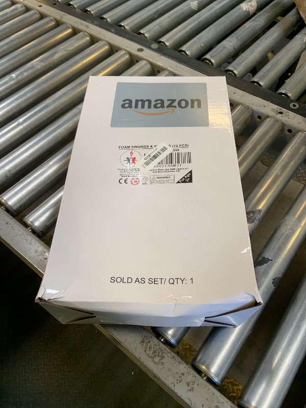 Photo 1 of 12 Pack Foam Swords and Shields Playset, Medieval Combat Ninja Warrior Weapons Costume Role Play Accessories for Kids Party Favors