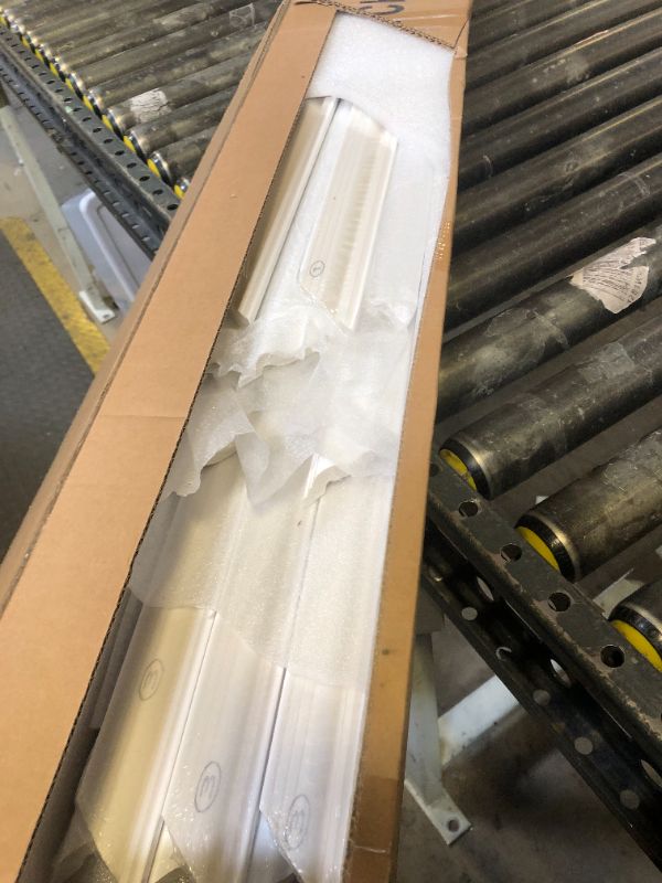 Photo 1 of Hungbak Pre-Cut Accent Wall Molding Trim Kit, 6 Frames Premade Wainscoting Panels for Interior Decoration, Ready to Assemble Chair Rail Moulding