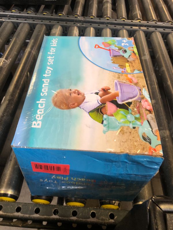Photo 1 of Beach Sand Toys for Kids - 31 pcs Sandbox Toy Set for Kids 3-10