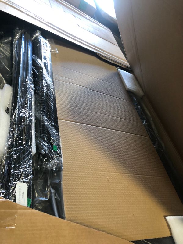 Photo 1 of Rough Country Hard Flip Up Truck Bed Tonneau Cover for Dodge Ram 1500 (2009-2018) & 2500 (2010-2025) - Aluminum Tri-Fold Bed Cover, Fits 6'4 (76.3") Bed
