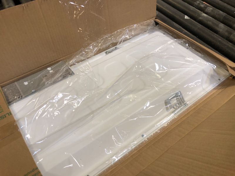Photo 1 of Lithonia Lighting CPX 1x4 LED Flat Panel Light, 1 Ft. x 4 Ft. LED Light Panel, Ceiling Lighting Fixture, 2500/3200/4000 Adjustable Lumens, 3500K/4000K/5000K Switchable CCT, Smooth Satin Lens, White