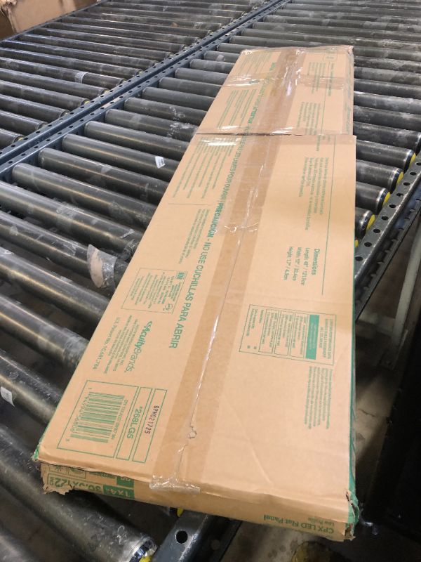 Photo 1 of Lithonia Lighting CPX 1x4 LED Flat Panel Light, 1 Ft. x 4 Ft. LED Light Panel, Ceiling Lighting Fixture, 2500/3200/4000 Adjustable Lumens, 3500K/4000K/5000K Switchable CCT, Smooth Satin Lens, White