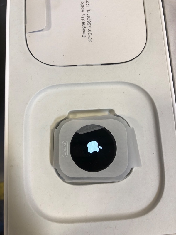 Photo 1 of Apple Watch Series 5 Smartwatch w/Titanium Case w/Anchor Blue Ocean Band