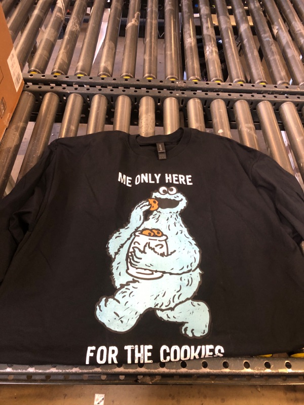 Photo 1 of "me only here for the cookies" long sleeve t shirt