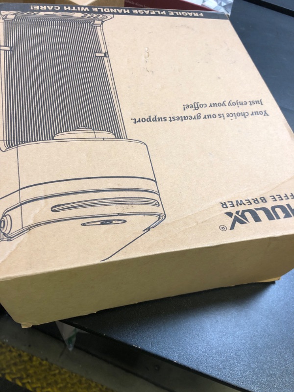 Photo 1 of CHULUX Slim Single Serve Coffee Maker for K Cup, Mini Travel One Cup Coffee Machine for Home, Desk, Kitchen and Bedroom, Fits Travel Mug, Cyan