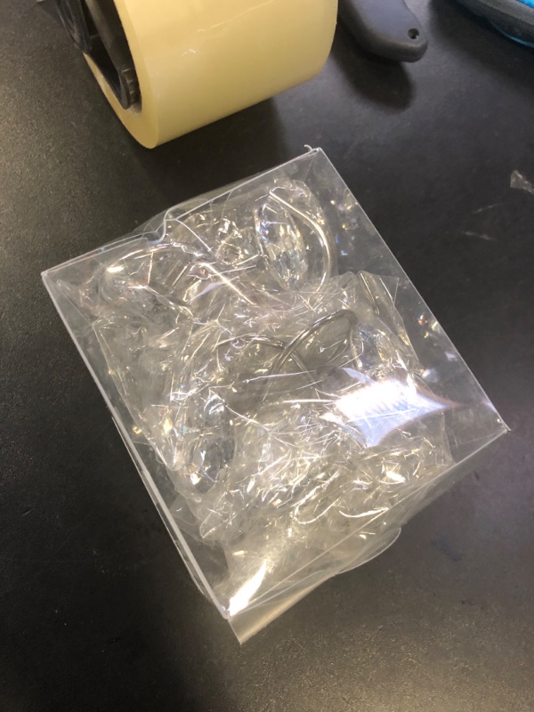 Photo 1 of 10 PCS CLEAR ROUND SHOWER HOOKS
