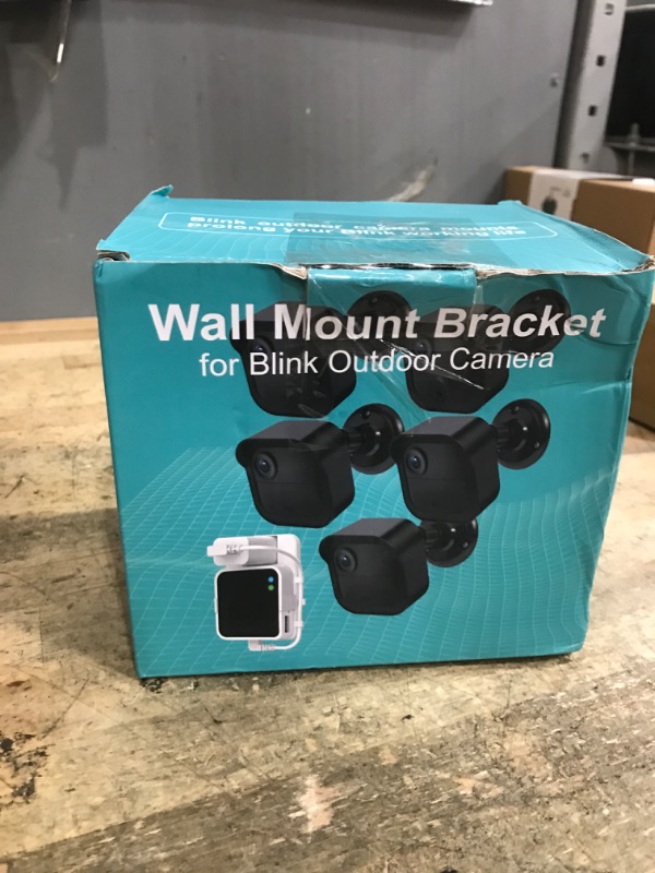 Photo 1 of ***UNKNOWN MISSING PIECES/ DAMAGES*** Blink Outdoor Camera Wall Mount Compatible with 4 (Newest Model)& 4th Gen,5 Pack Weatherproof Protective Housing,360 Degree Adjustable with Blink Sync Module 2 Outlet Mount for Blink Camera System