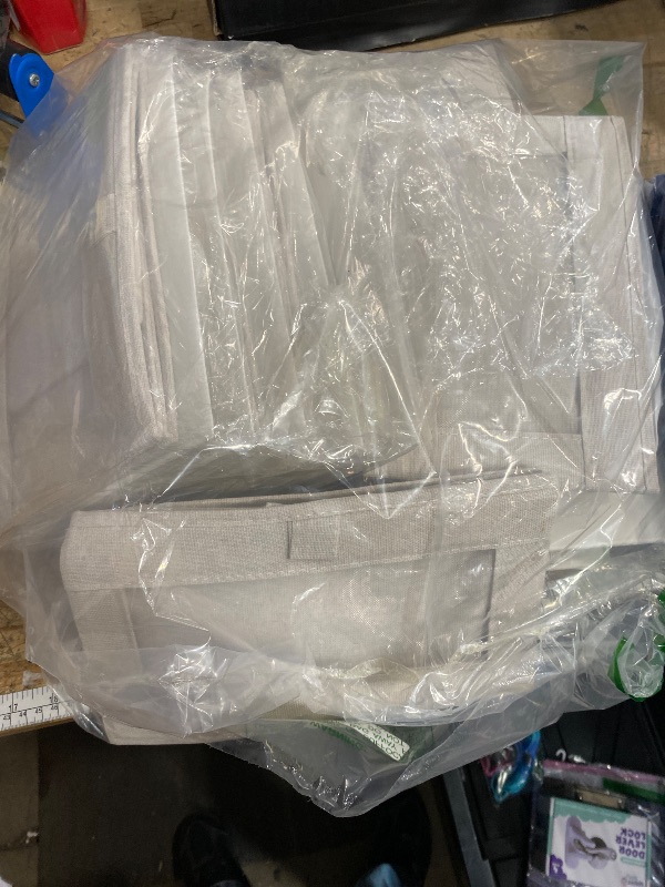 Photo 1 of 10 Pack Linen Closet Organizers And Storage, Closet Storage Bins for Closet Organization, Linen Closet Baskets Foldable Closet Organizer Bins with Clear Window For Organizing Clothing, Jeans