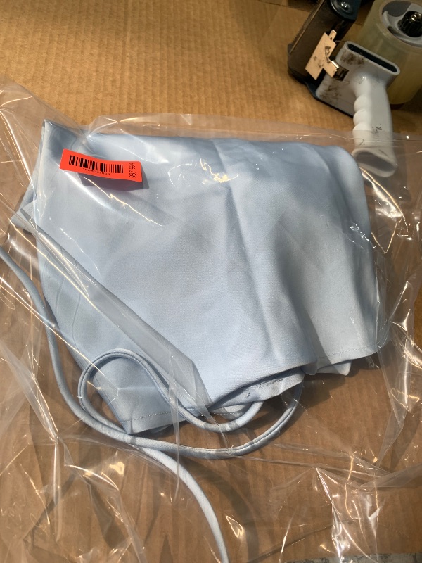 Photo 1 of ****phot stock for reference *****Linsery Women's Puff Sleeve Floral Maxi Dress Elegant Square Neck Cottagecore Boho Split Long Dresses Solid Blue Small