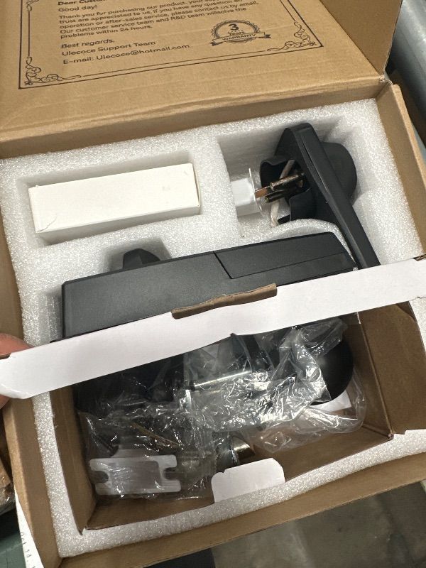 Photo 1 of ***PARTS ONLY*** Ulecoce Keyless Entry Door Lock with Handle Set - Built-in WiFi, App Control & Doorbell, Electronic Keypad Deadbolt with One-Time Code, Auto-Locking, Easy to Install