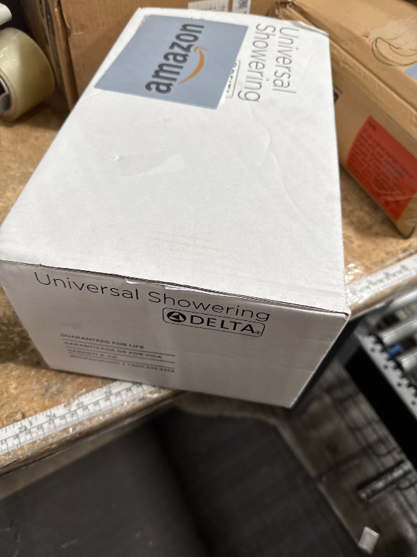 Photo 1 of **DOESN'T FUNCTION PROPERLY** Delta 6-Setting In2ition 2-in-1 Dual Shower Head with Handheld High Pressure ProClean Spray, Matte Black Detachable Shower Head with Hose, 1.75 GPM Flow Rate, Matte Black 75655BL