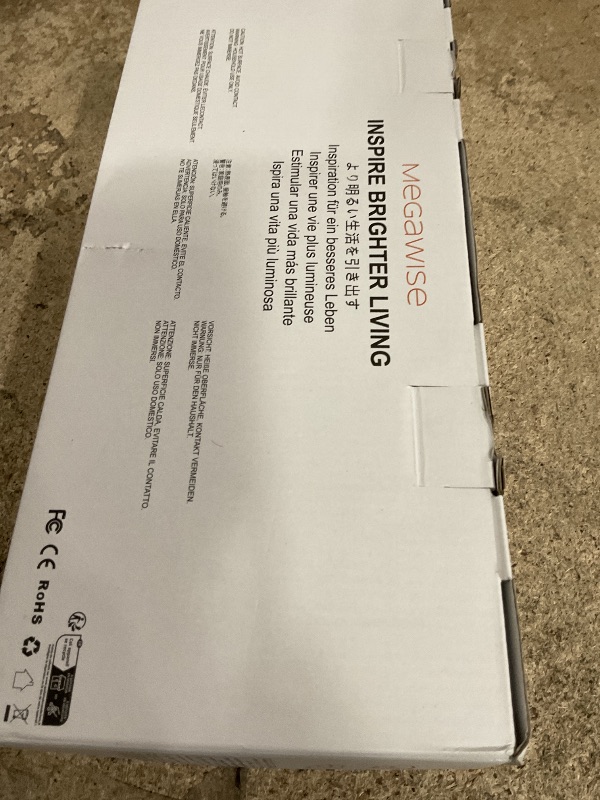 Photo 1 of ** does not power on, for parts only *** MEGAWISE 2025 Powerful Vacuum Sealer Machine | Compact Design | One-Touch Automatic | Seal in 10-20 Seconds | Dry, Moist, Wet, and Cold Modes | With 10 Vacuum Bags & Built-in Cutter (Grey)