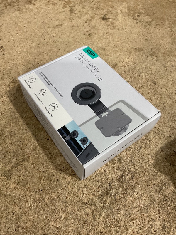 Photo 1 of **FOR PARTS/MISSING PIECES** ESR for MagSafe Car Mount, Car Phone Holder, Tesla Touchscreen Car Mount, Magnetic Phone Holder for Car, for iPhone 17/16/16e/15/14/13/12, S25, Pixel 10, Charging Not Supported(2 Metal Rings Included)