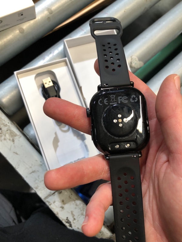 Photo 1 of (NO POWER) (PARTS)  Smart Watch GPS, 2.06"HD AMOLED Display Smartwatch for Men/Women(Answer/Make Call),110+ Workout Mode, 5 ATM Water-Resistance, Heart Rate/Sleep Monitor /Stress, Pedometer Running Watch for Android/iOS