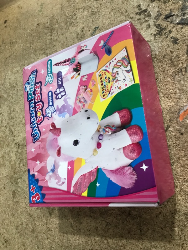 Photo 1 of 21-Piece Unicorn Gift Set for Girls Ages 3-8 | Soft Plush Stuffed Animals & Dress-Up Accessories Bundle | Idea Birthday Gifts, Christmas Presents, Party Favor for Kids Toddler Girls