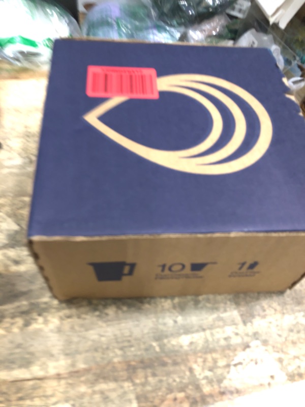 Photo 1 of **MISSING FILTER** Brita Large Water Filter Pitcher for Tap and Drinking Water with SmartLight Change Indicator, Includes 1 Standard Filter, BPA-Free, Lasts 2 Months, 10-Cup Capacity, Bright White