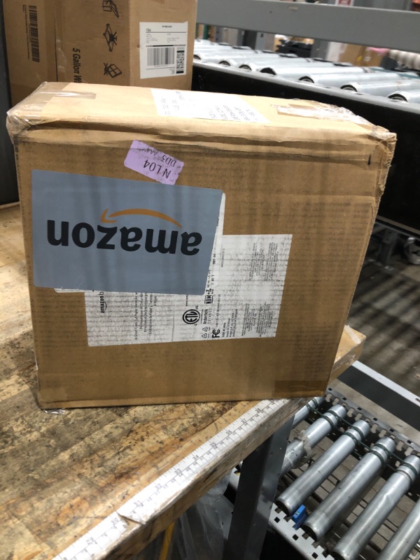 Photo 1 of **FOR PARTS ONLY/NON-FUNCTIONAL** Amazon Basics Cross Cut Paper and Credit Card Shredder for Security - 8-Sheet, Heavy Duty, White