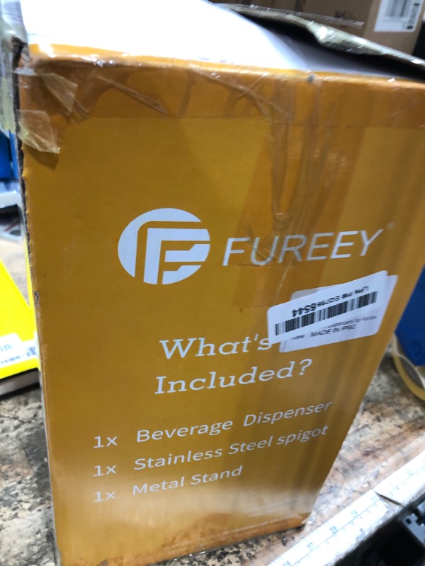 Photo 1 of 1 Gallon Drink Dispenser, Glass Beverage Dispenser With Stand,Juice Containers with Lid for Party,Drink Dispensers for Parties With Spigot for Lemonade/Soda/Tea