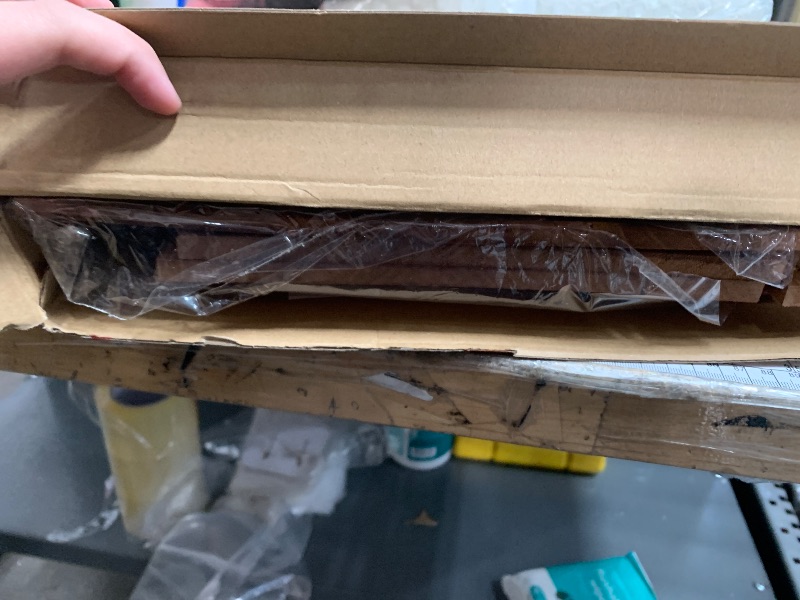 Photo 1 of **FOR PARTS/HAS DAMAGED PIECES** Suzile Wooden Baby Shower Crate Closet, Wood Hamper New Baby Gift Basket with Handle Gender Reveal Storage Box for Pregnancy New Parent(Claybank,Classic)