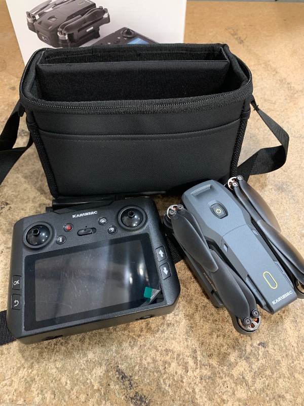 Photo 1 of *************USED-Missing charging cable**************
GPS Drones with Camera for Adults 1080P, 4.5"LCD Screen Control and Follow Me, 5GHz FPV Real-Time and GPS Auto Return, Up to 32G SD Card, RC Quadcopter drone Beginner, Long Flight Time Under 249g