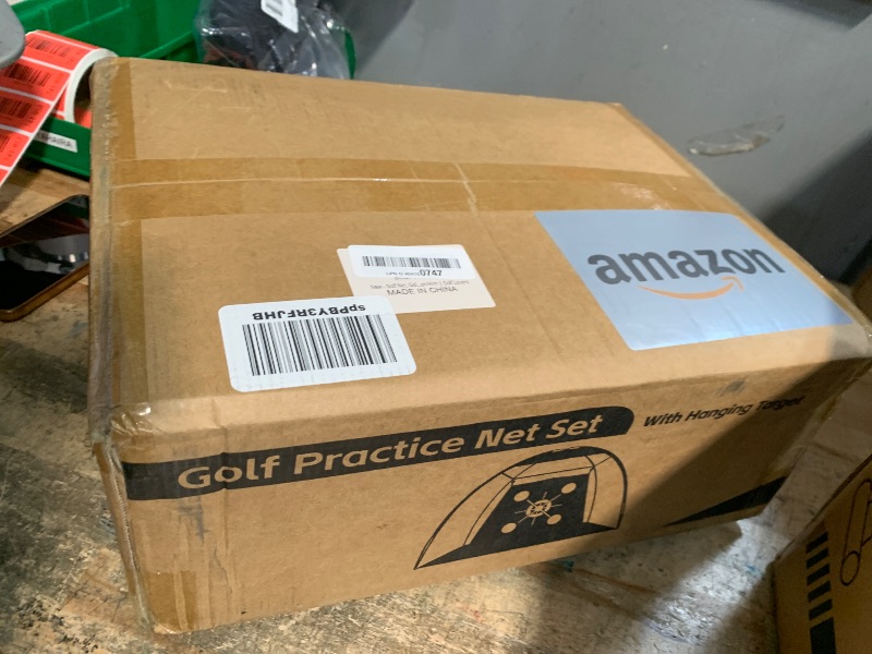 Photo 1 of ***DAMAGED** KLAODOT Golf Net with Practice Mat,Golf Hitting Aid Nets 10x7FT for Backyard Driving Chipping Training Swing with Target Mat Balls for Outdoor Indoor?Gifts for Men Dad Him and Golfer