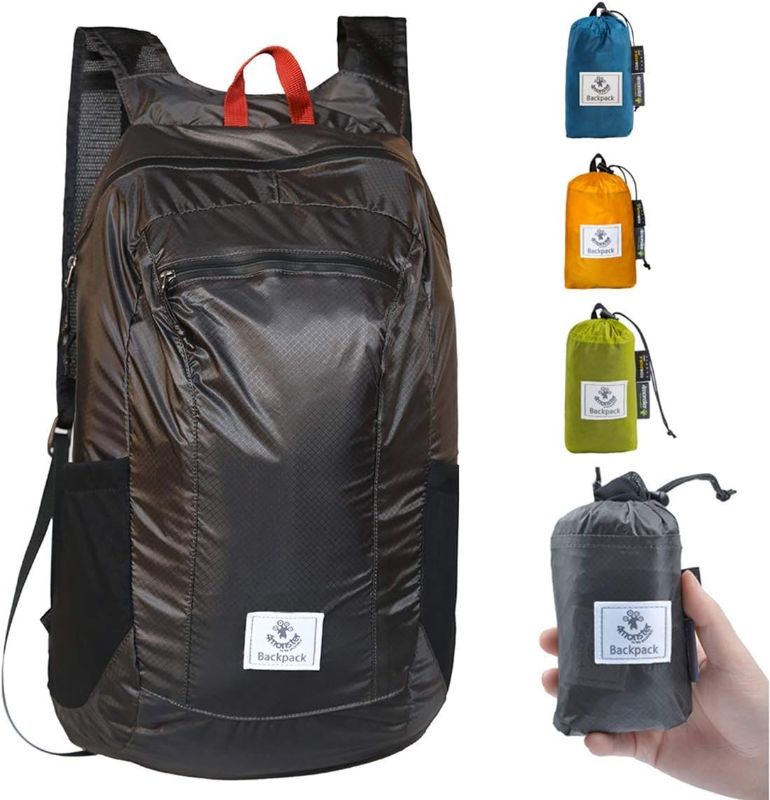 Photo 1 of 4Monster Hiking Daypack,Water Resistant Lightweight Packable Backpack for Travel Camping Outdoor
