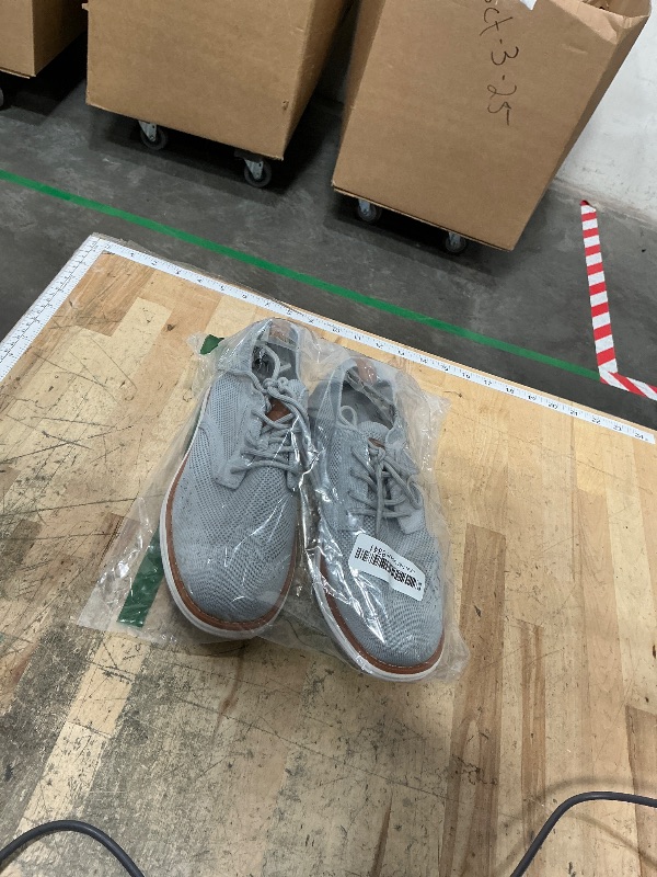 Photo 1 of **DIRTY** Bruno Marc Men's KnitFlex Craft Mesh Oxfords Sneakers Casual Dress Lace-Up Lightweight Walking Shoes,Size 8,6-Grey,SBOX2406M