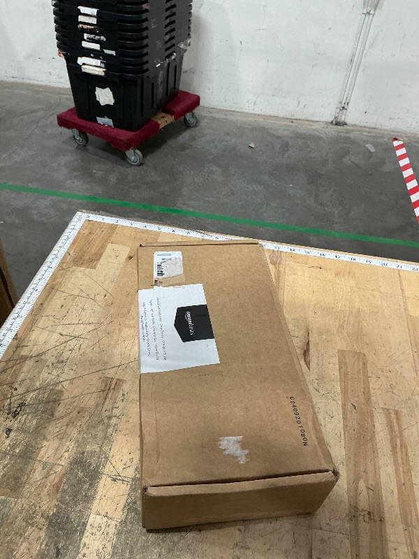 Photo 1 of ***UNTESTED POSSIBLY FOR PARTS (LONGER HANDLE IS EITHER DAMAGED OR MISSING ASSEMBLY PIECES*** Amazon Basics Front Door Lock Set, Handleset with Shelby Lever, Level Door Handle, Exterior, Single Cylinder Packs, Oil Bronze, 1-Pack