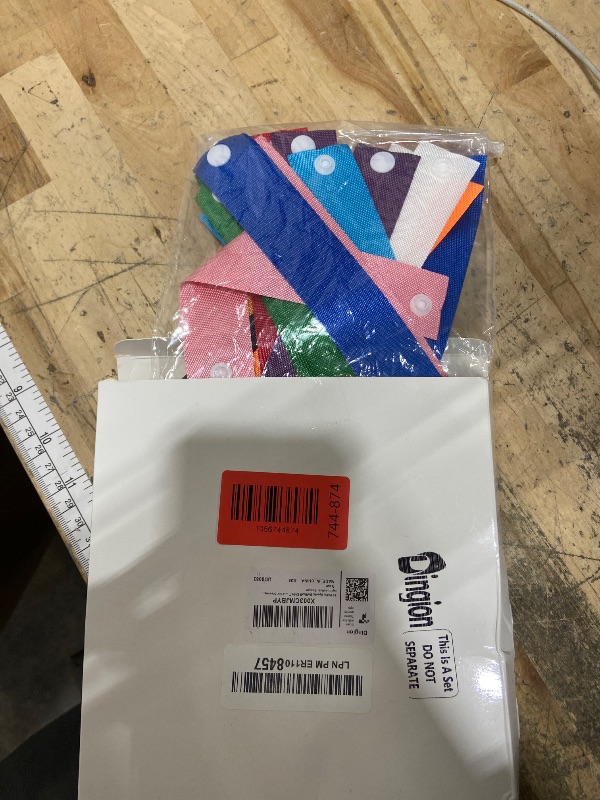 Photo 1 of 10 Pairs Sports Softball Shirt Ties in 10 Solid Colors - Straps, Holders, Clips for Sleeves, Gymnastics, Soccer