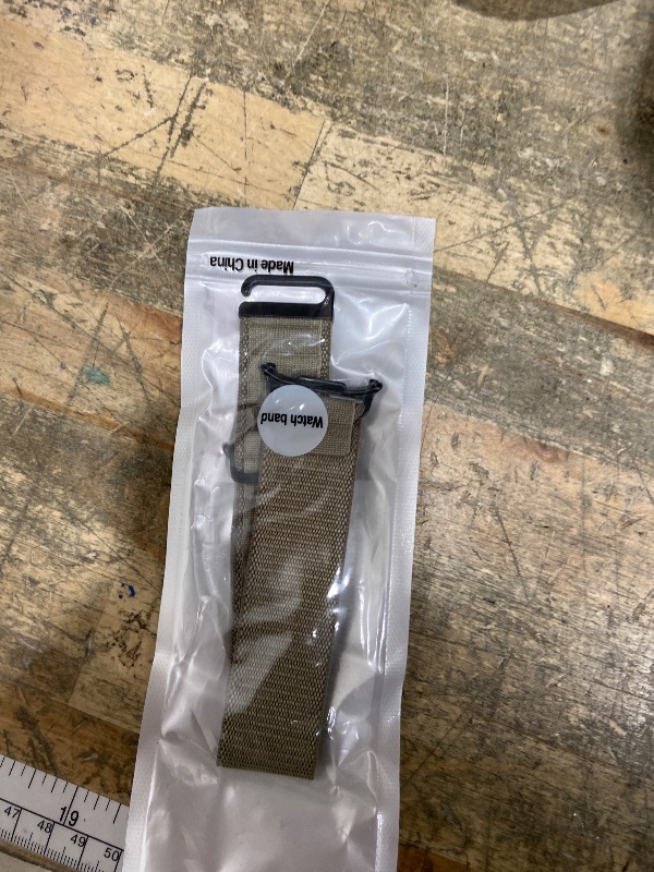 Photo 1 of ??Nylon Alpine Loop Band Compatible with Samsung Galaxy Watch Ultra 47mm,Soft Braided Elastic Sport Strap for Samsung Watch 7 Ultra Men (Olive)