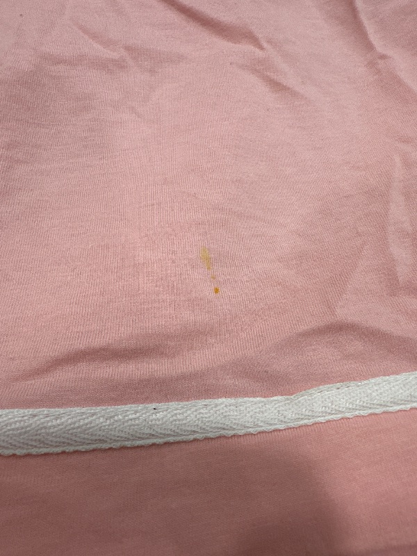 Photo 1 of ****SEE NOTES***** LYANER Women's Cotton Pajamas Set Button Short Sleeve Shirt with Shorts Set PJs Loungewear Pink Large