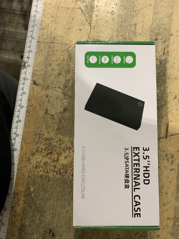 Photo 1 of 3.5 Hard Drive Enclosure, CLAVOOP USB 3.0 Internal Hard Drive Case for 3.5 inch SATA HDD Up to 20TB Data Recovery Kit Support UASP with 12V 24W Power Adapter