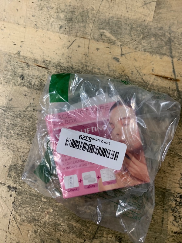 Photo 1 of 160PCS Face Tape Neck Tape Neck Tape Lifting Invisible With String, Silicone Anti Wrinkle Facial Patches V-Shaped Instantly for Facial Wrinkles, for Dounle Chin Forehead Skin Firming