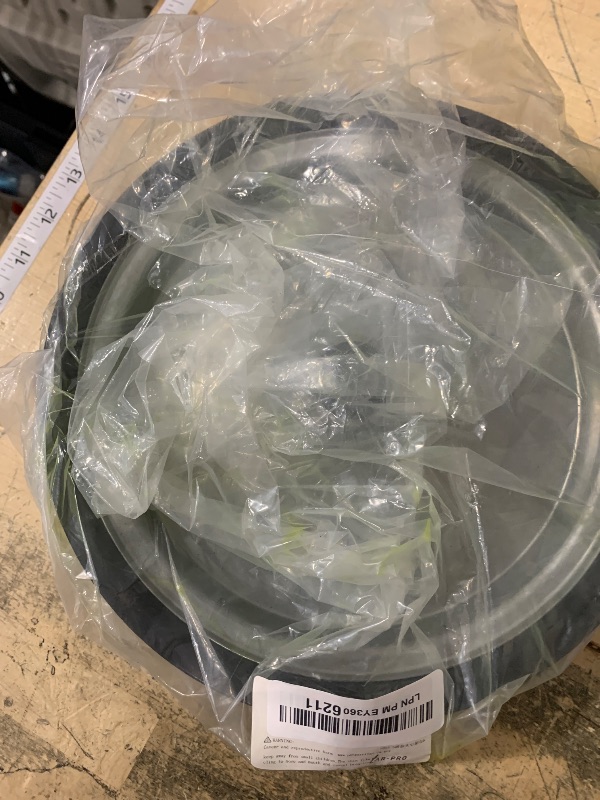 Photo 1 of **Only One** AR-PRO (2-Pack) 10"x2.2" Flat Free Solid Rubber Replacement Tires – 10 Inch Solid Wheels for Hand Trucks, Dollies, Utility Carts, and Wheelbarrows with 2.2" Offset and 5/8" Axle Hole