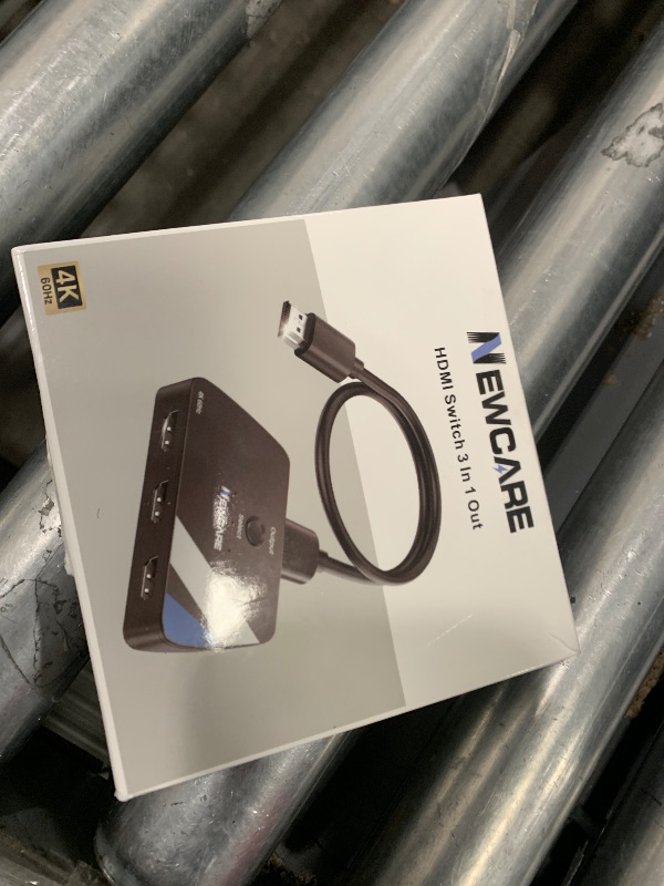 Photo 1 of [Upgrade] HDMI Switch 3 in 1 Out, 4K@60Hz HDMI 2.0 Switch Splitter with 2.6FT Long HDMI Cable, 3-Port HDMI Switcher Selector, Supports 4K 30Hz 3D 1080P HDCP2.2 for PS5 Xbox DVD Player Fire Stick PC