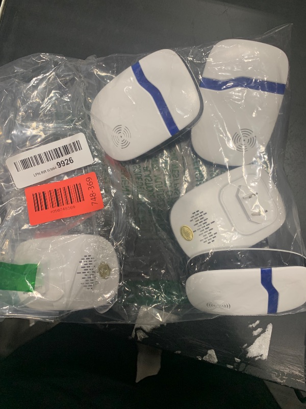 Photo 1 of [2025 Upgraded] Ultrasonic Insect & Pest Indoor Repeller, Electronic Plug-in Control Repellent for Roach, Rodent, Mouse, Bugs, Mosquito, Mice, Ant, Spider, Home, Kitchen, Garage (6 Pack)